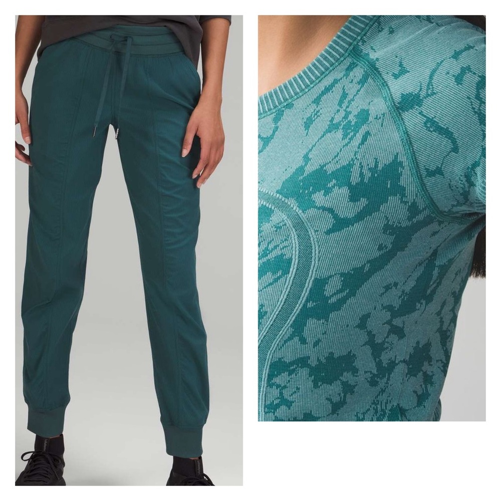 Lululemon Bundle 
Swiftly Tech short sleeve shirt size 12
Joggers size  12